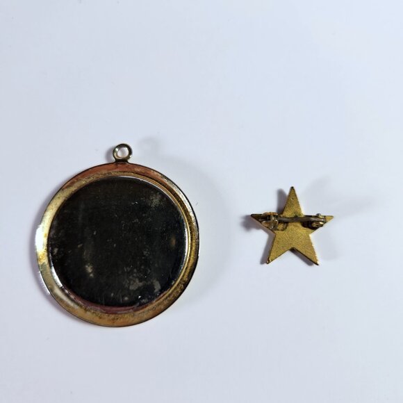 Vintage Masonic Order of the Eastern Star Pendant and Pin Freemason - Picture 4 of 7